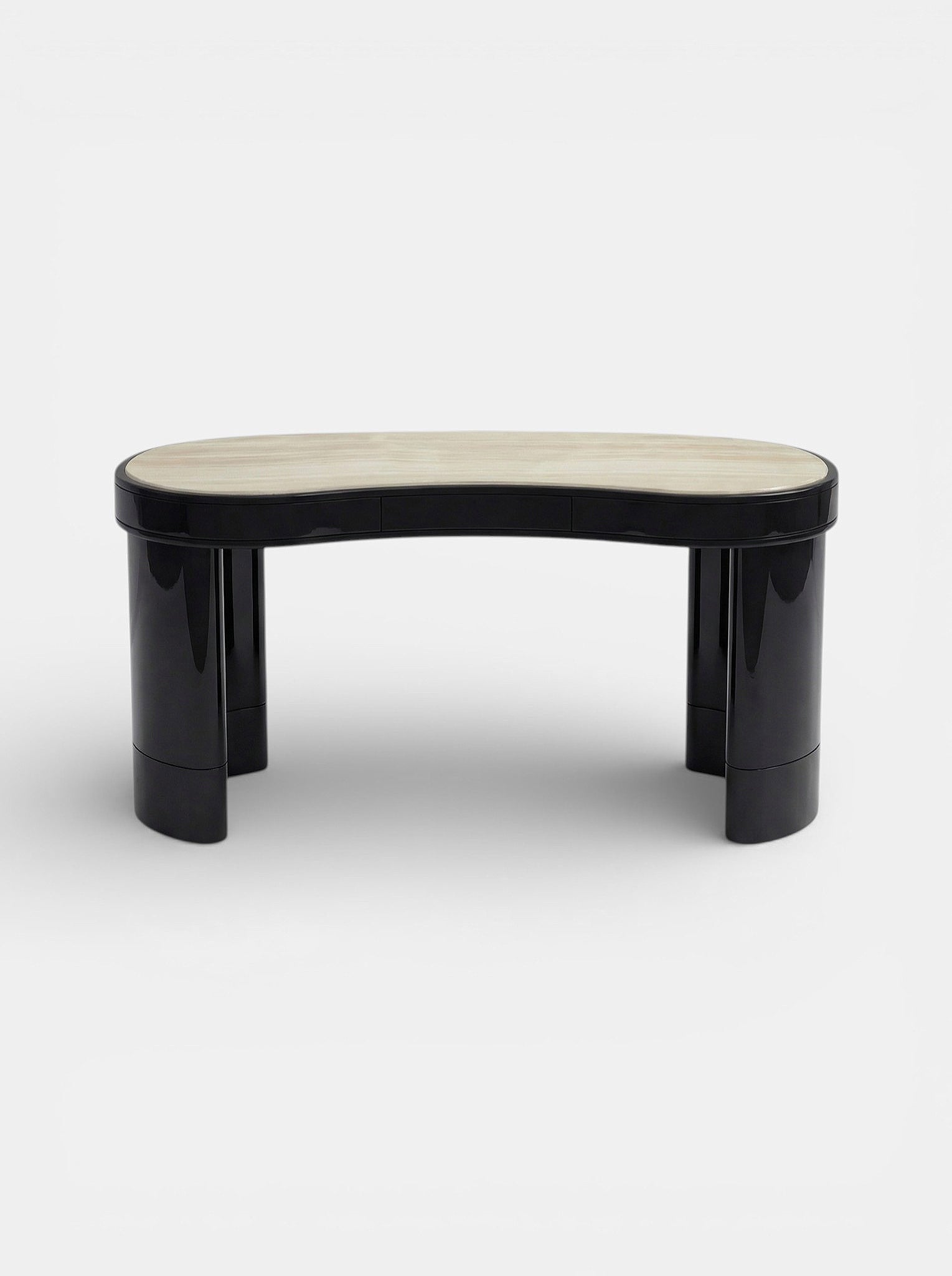 Nicola Black And Ivory Onyx Desk — lifestyle setting