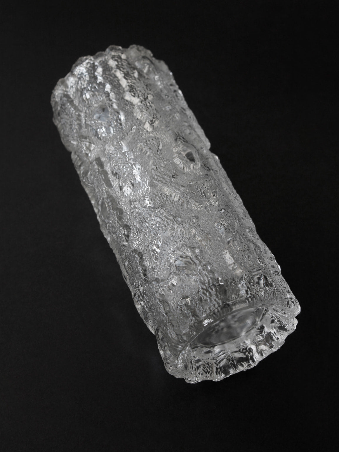 Vase en verre "Arktis" Georgshütte, années 1960, Allemagne