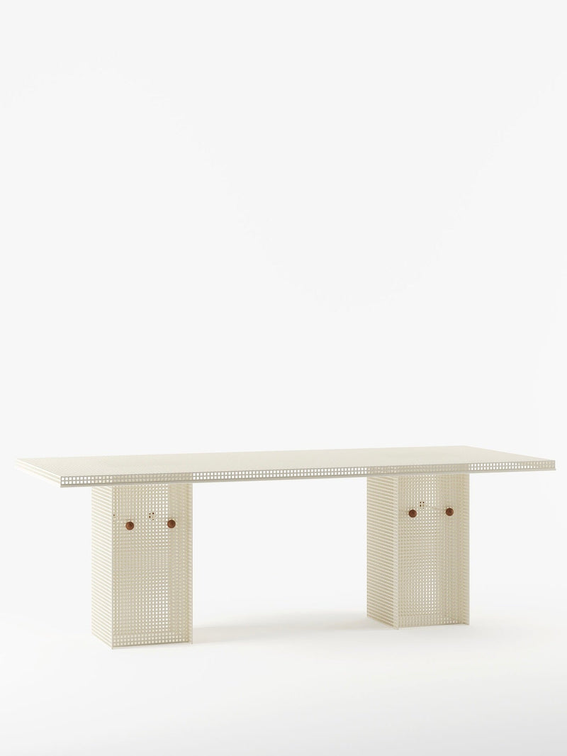 'Conservatory' Outdoor Large Dining Table — detail view