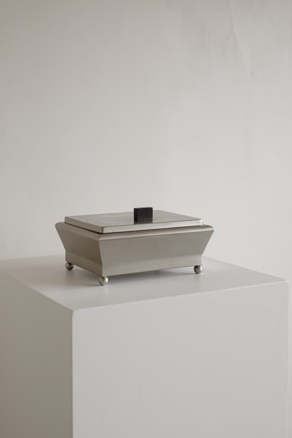 Art Deco Stainless Steel Box, 1930s by septembre studios | The Oblist