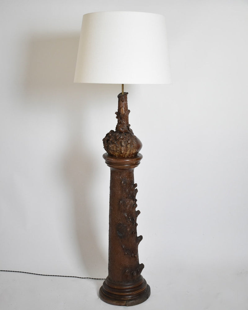 Black forest ceramic floor lamp, XIXth c. by Barracuda Interiors | The Oblist