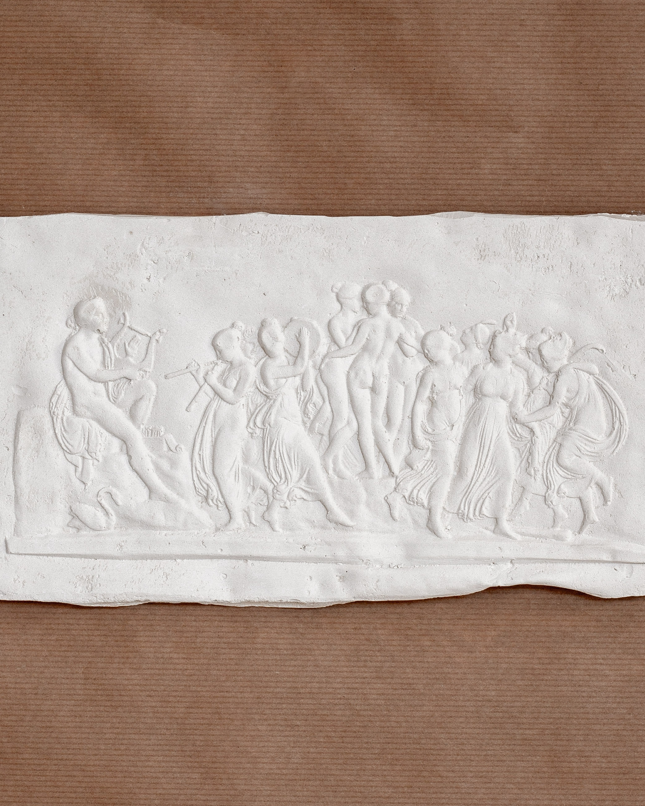 Neoclassical Plaster Relief — side angle