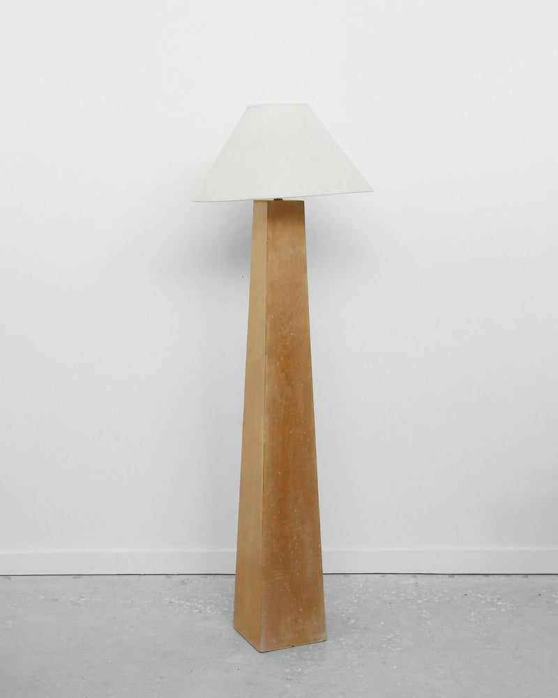 Architectural Wood Floor Lamp by Villa | The Oblist