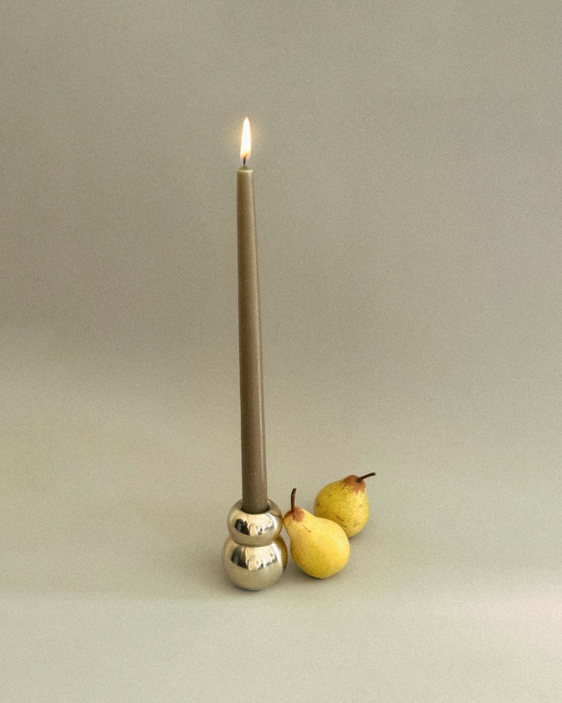 ANJOU Candleholder by Maha Alavi | The Oblist — polished metal finish, modern design