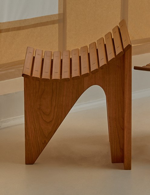 Stilletto Stool — close-up