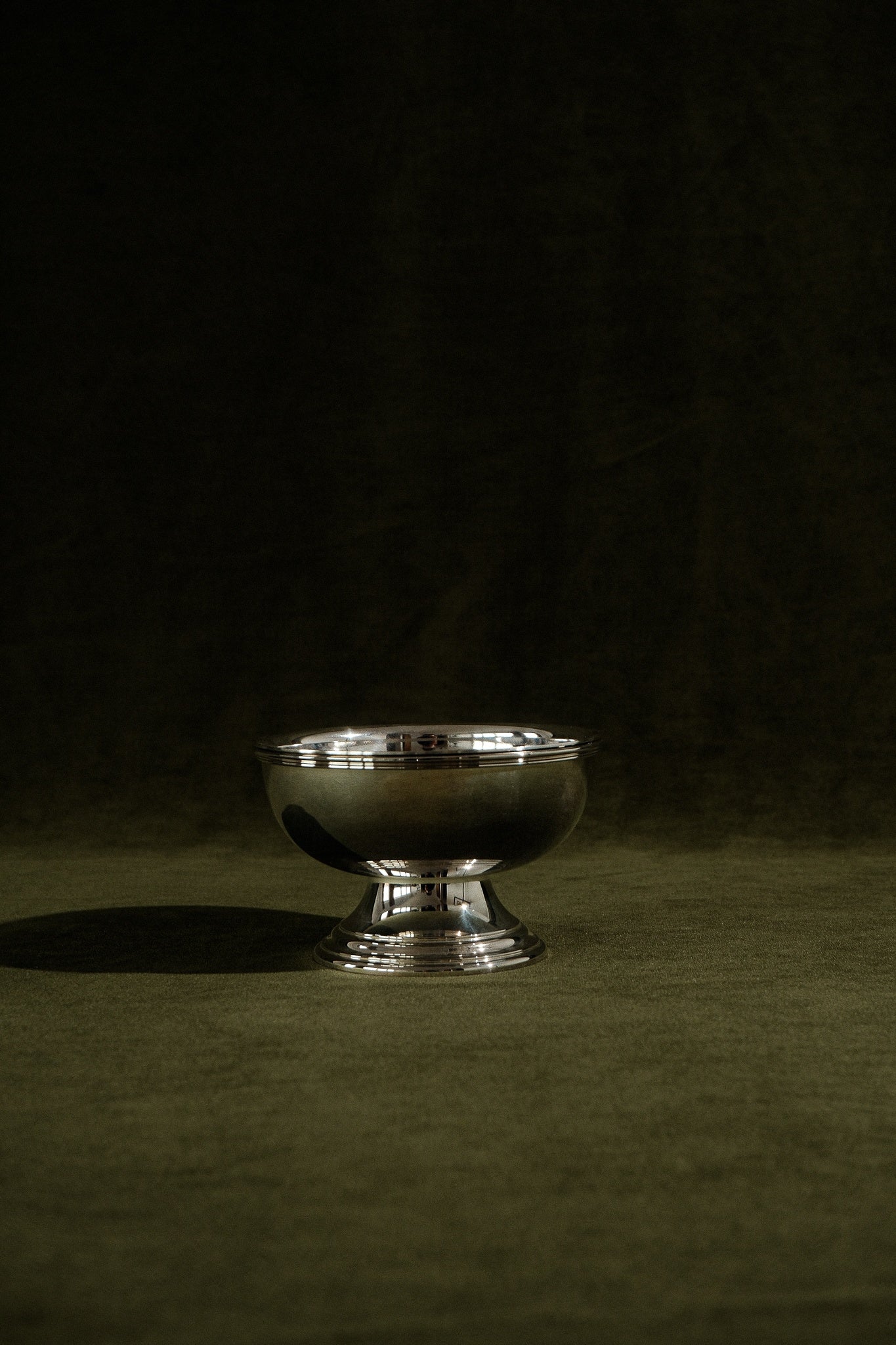 Silver-Plated Butter Press — detail view