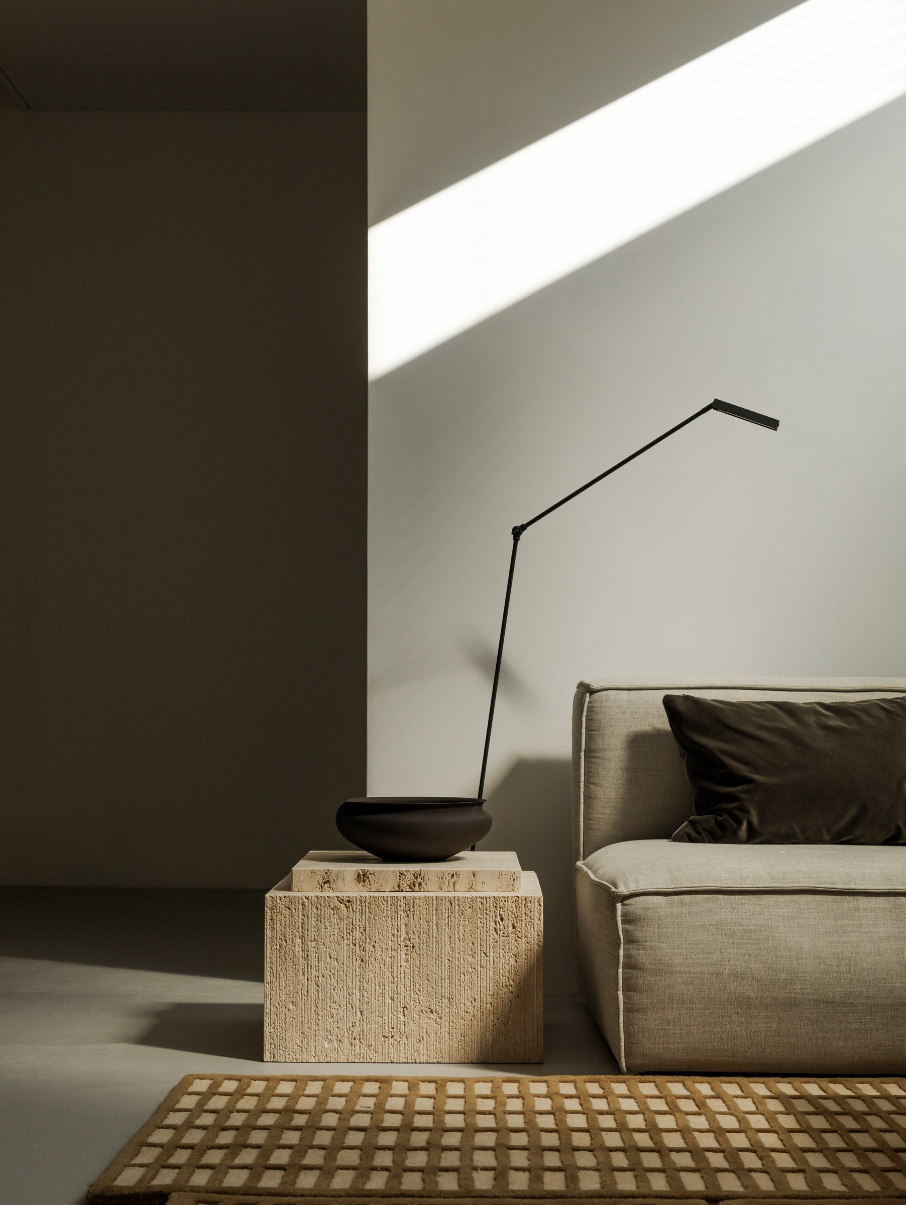 BARI Contemporarty Coffee Table — side angle