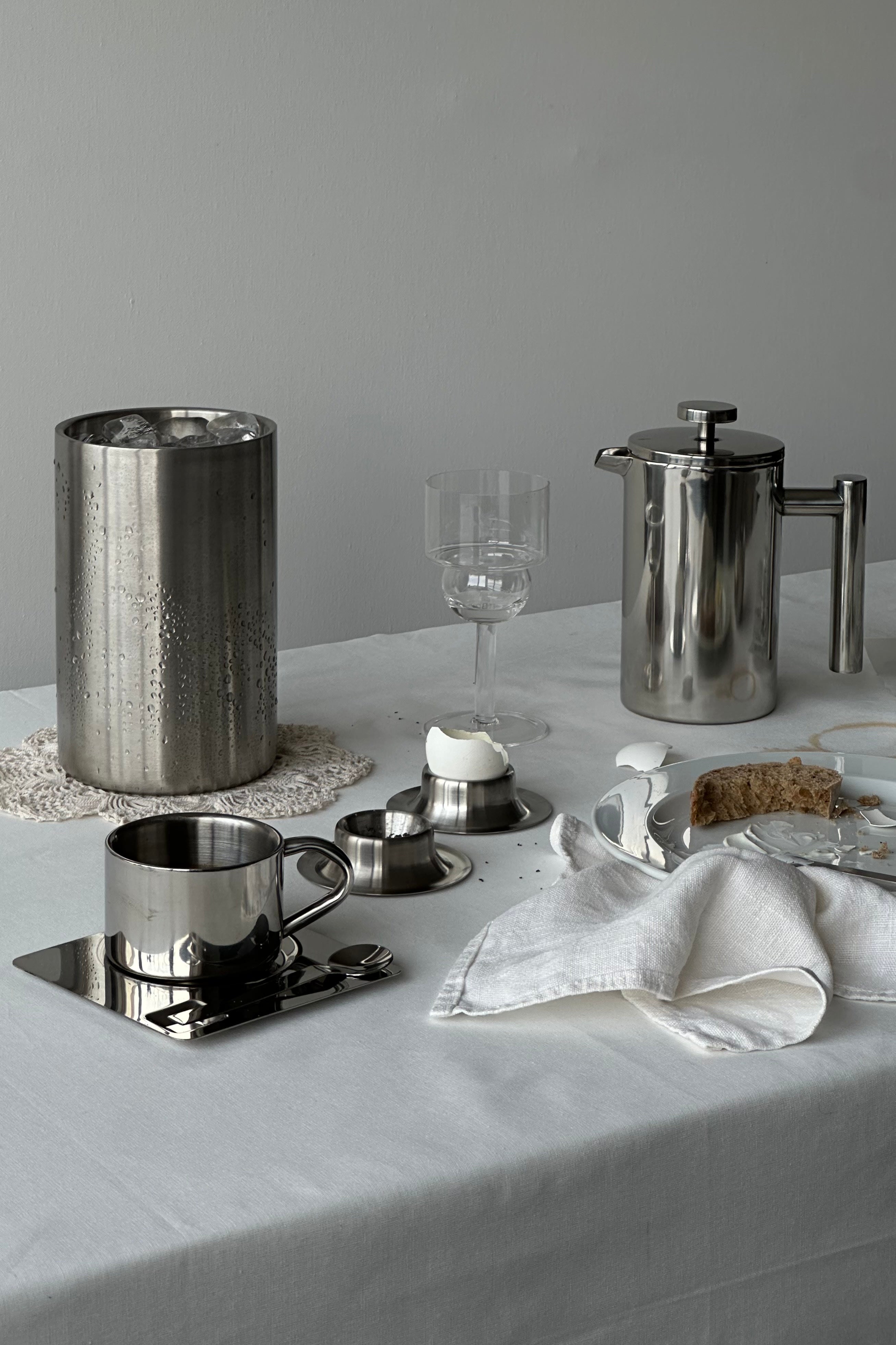 'HEDONISM' stainless steel french press — view 10