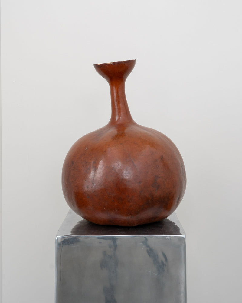 Vintage Sculptural Tutsi Gourd Vessel Vase Sculpture by Tom Bogle | The Oblist
