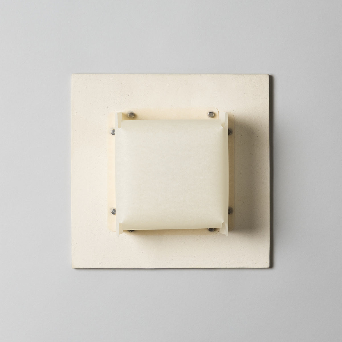 Field Square Sconce, Bone / Lantern White by SIN | The Oblist