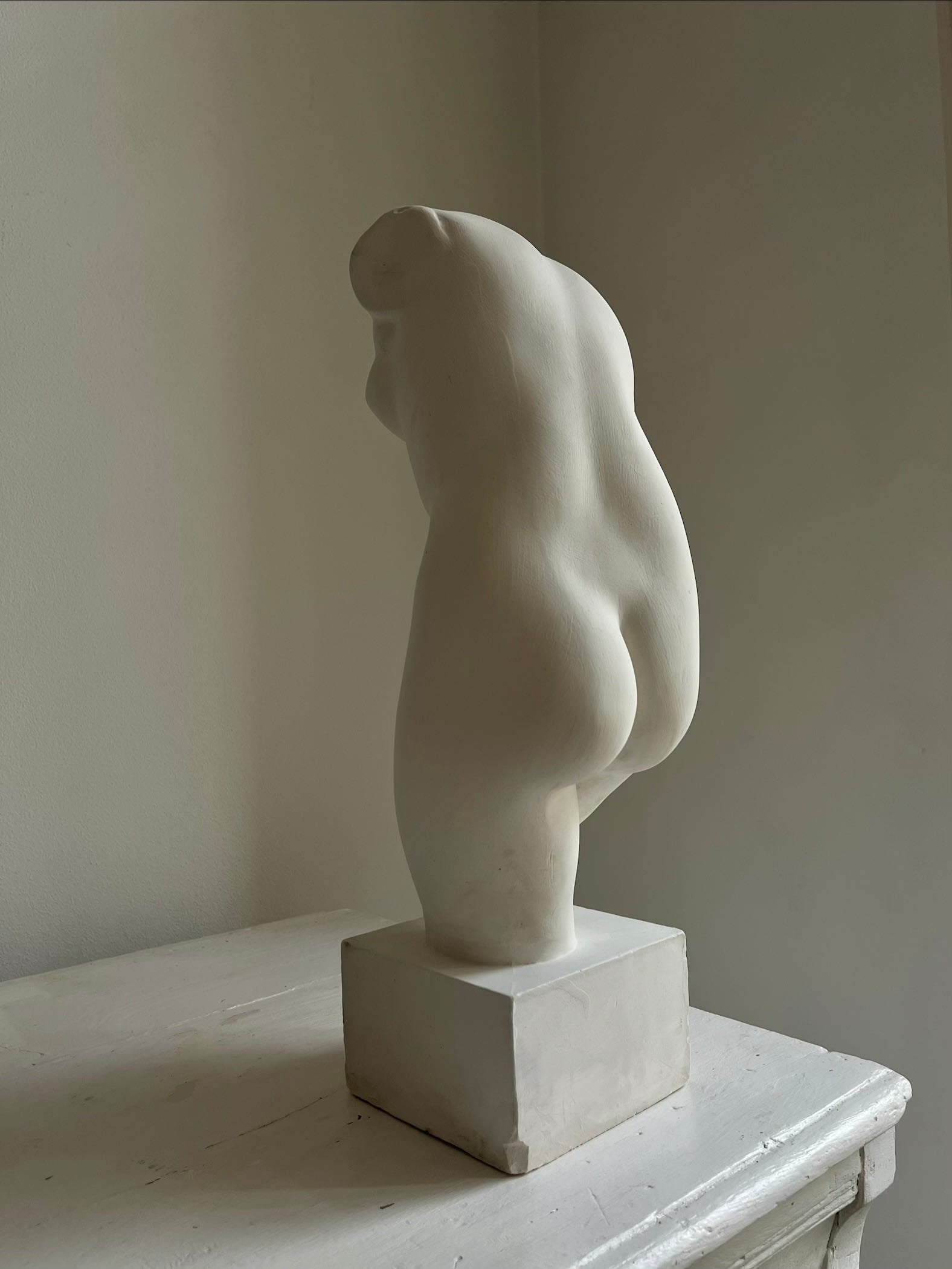 Venus Sculpture in Plaster — close-up