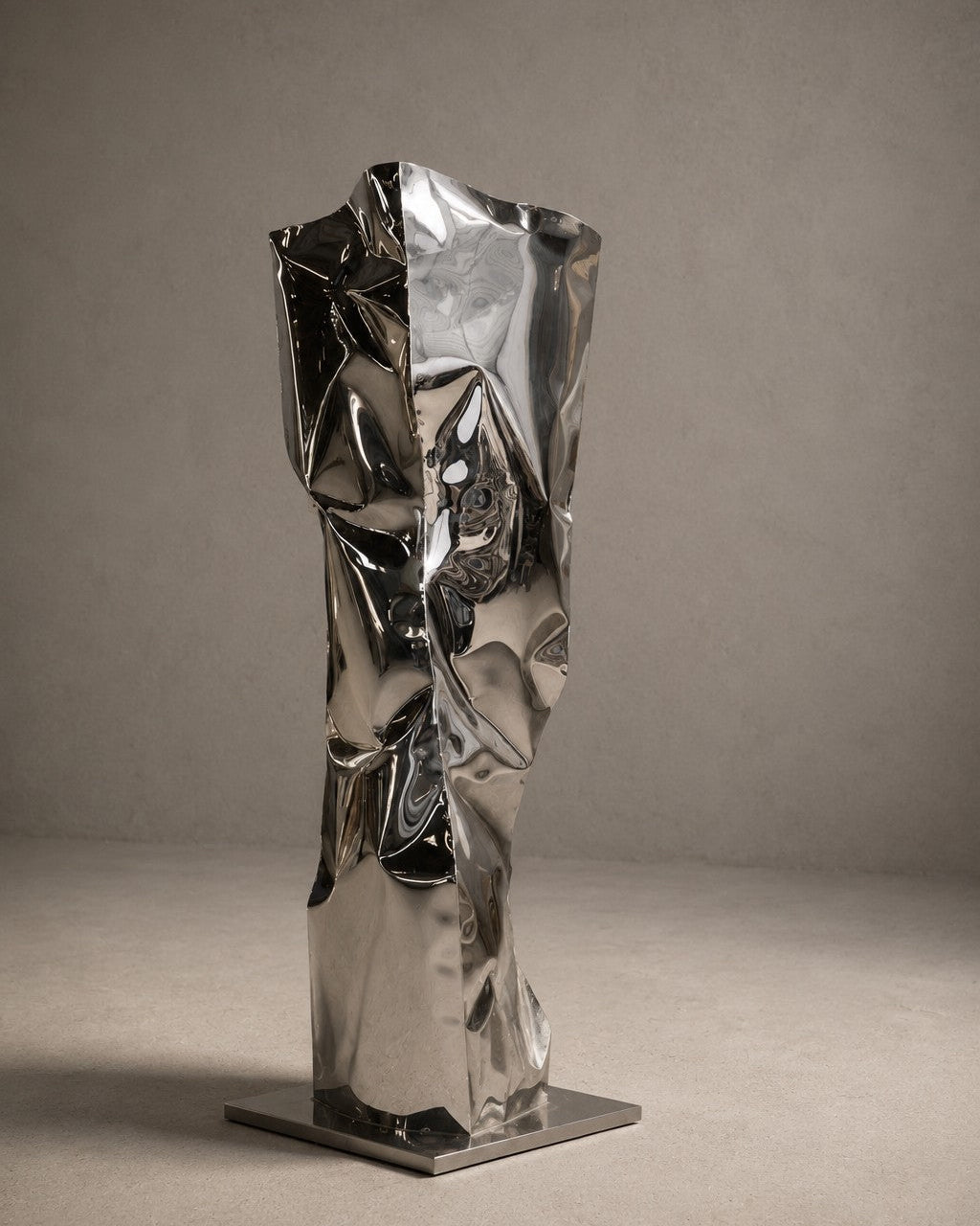 Stainless Steel Sculpture - Monolith Series by Nitush Aroosh — detail view