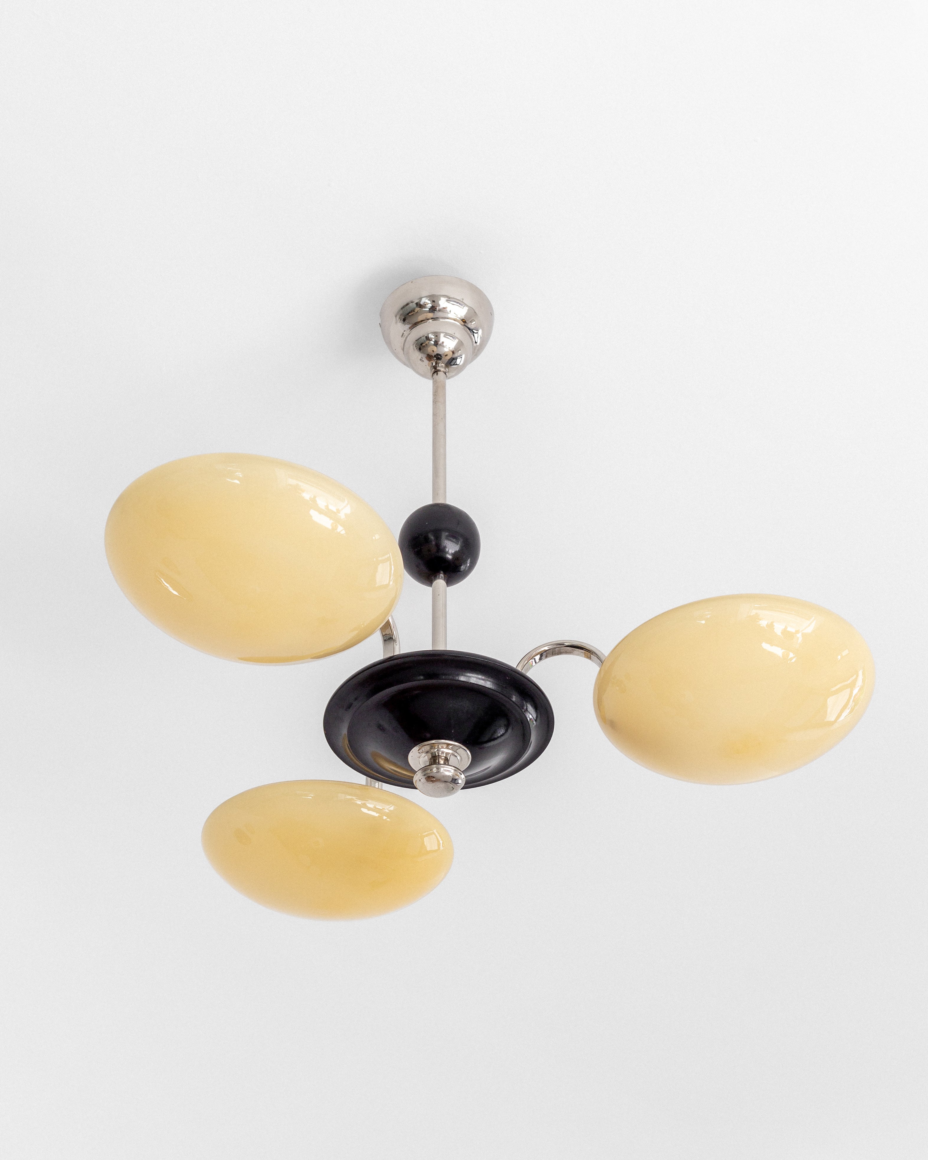 Swedish Modernist Ceiling Lamp, 1930s–40s — detail view