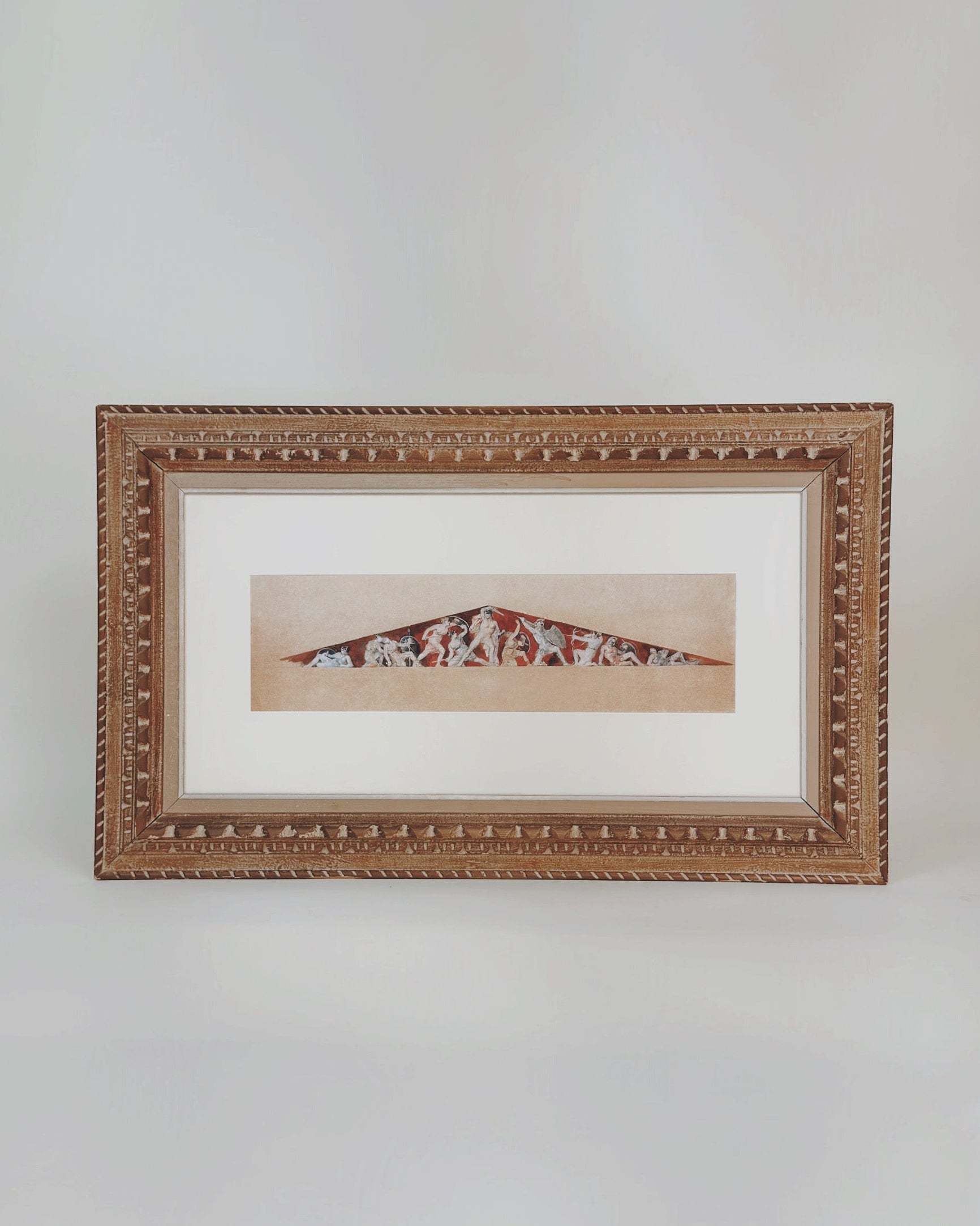 Neoclassical Study of a Pediment c.1810 by Myakin | The Oblist