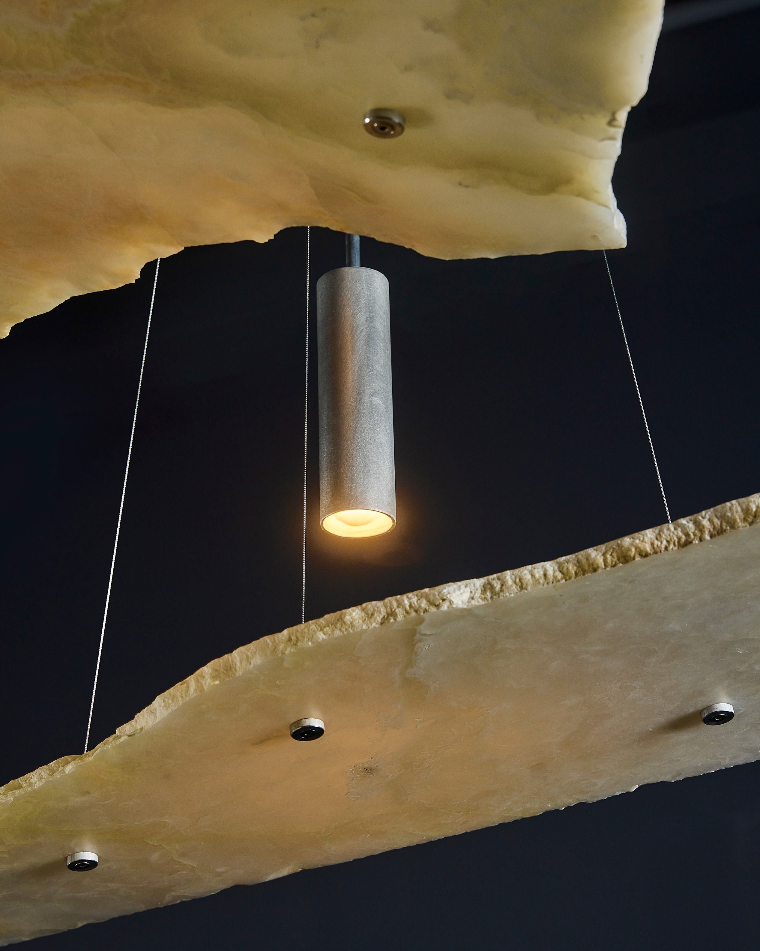 'Unbroken' Onyx Chandelier — lifestyle setting