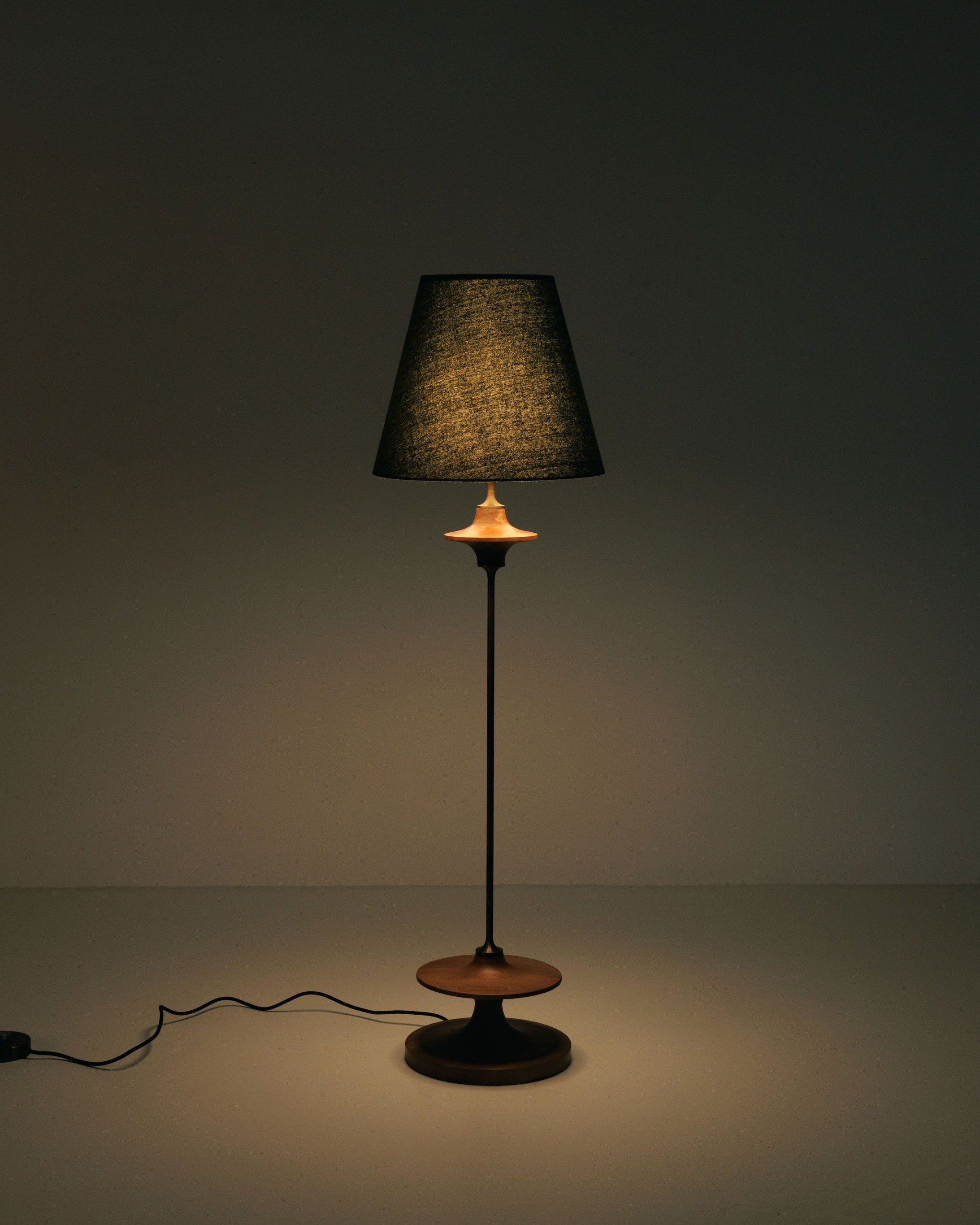 Hour Agathis Floor Lamp — lifestyle setting