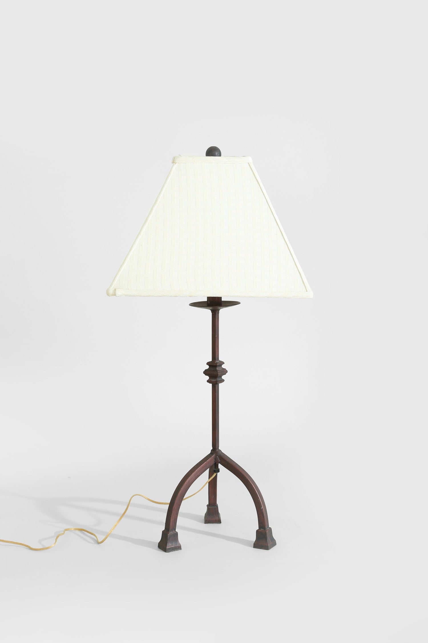 Sculptural Tripod Table Lamp Set  — side angle