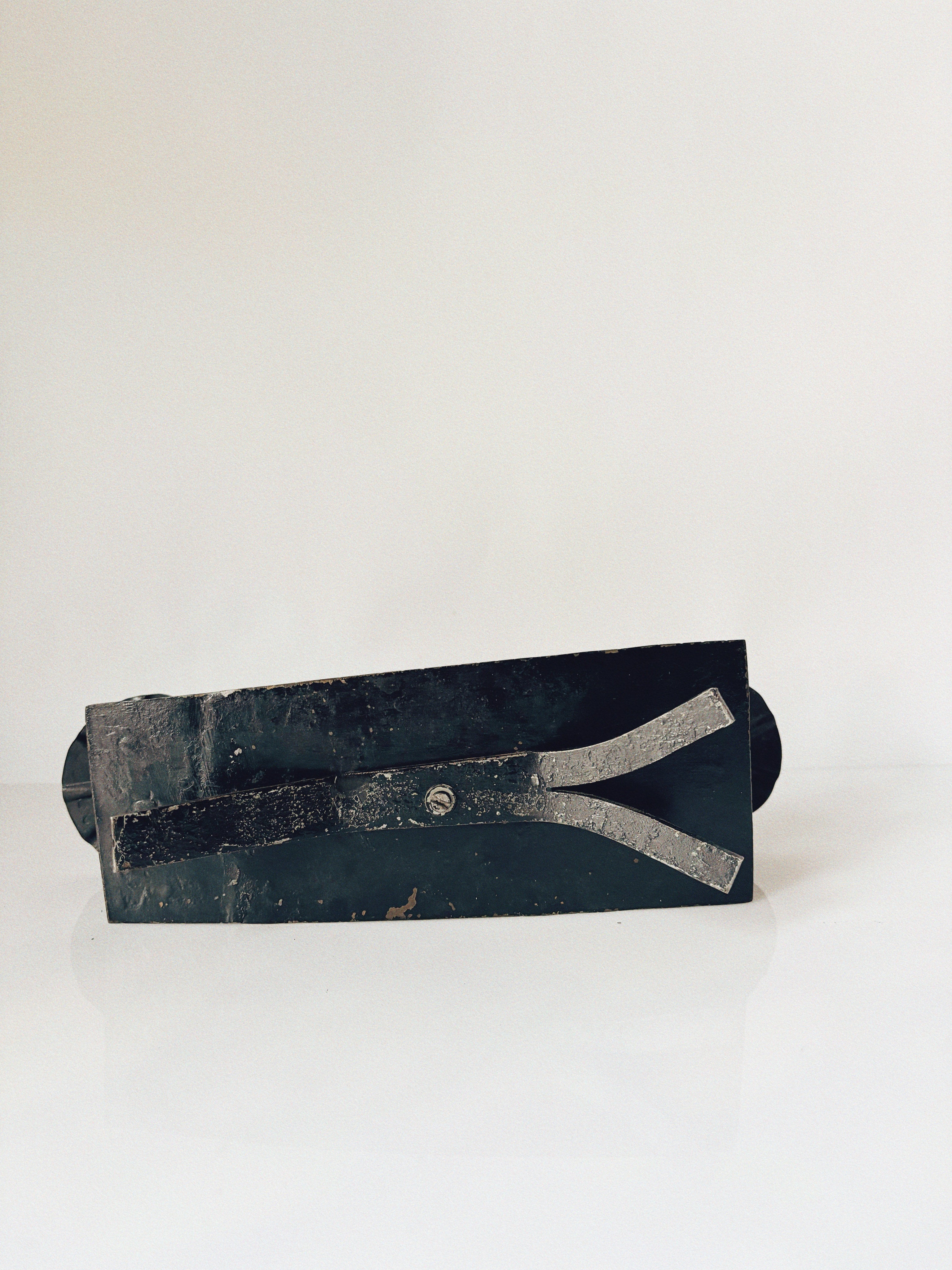 3 Arm Handmade Mid Century Candlestick, Poland — lifestyle setting