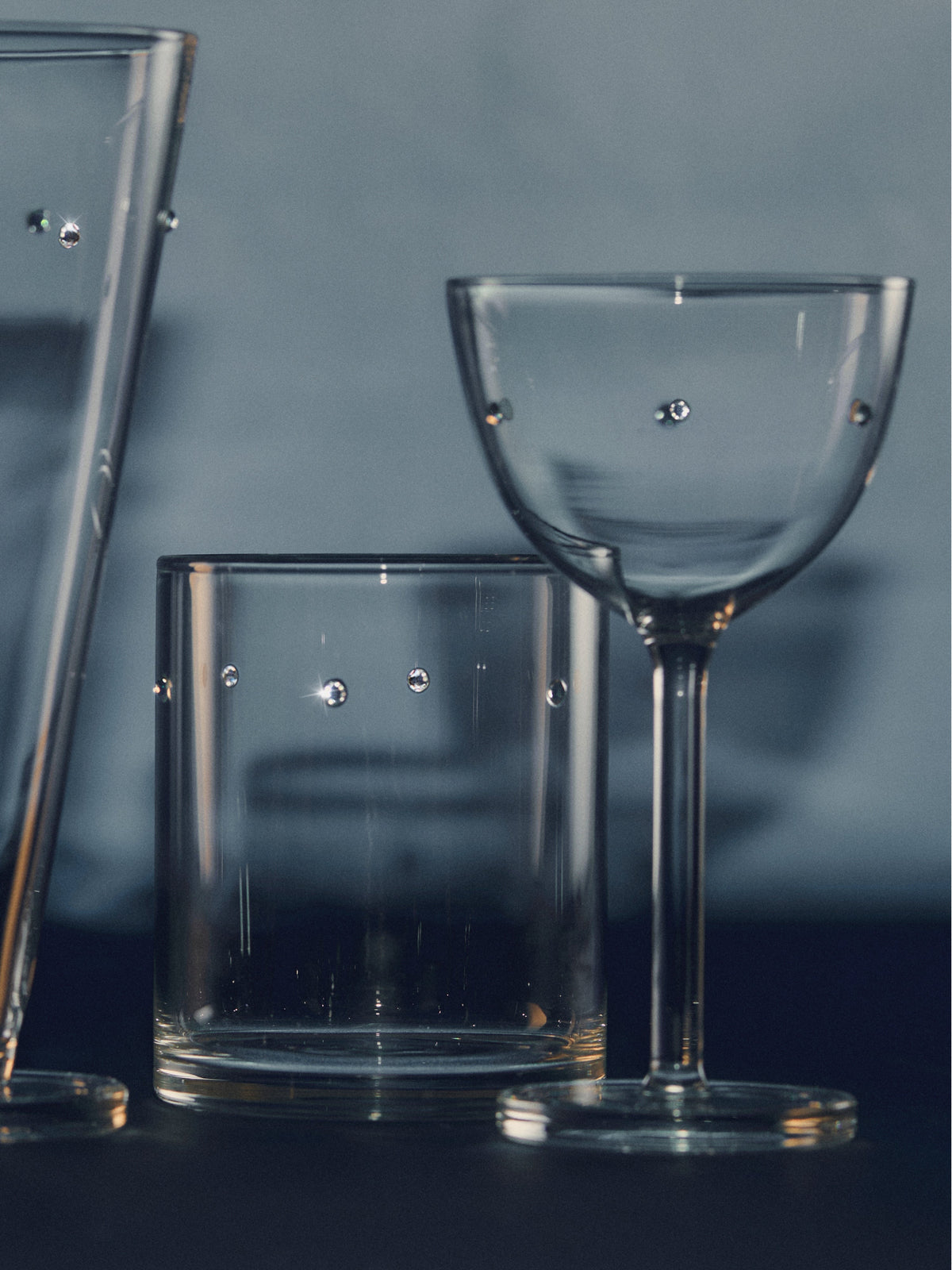 Firenze Nick & Nora Glass Set — close-up