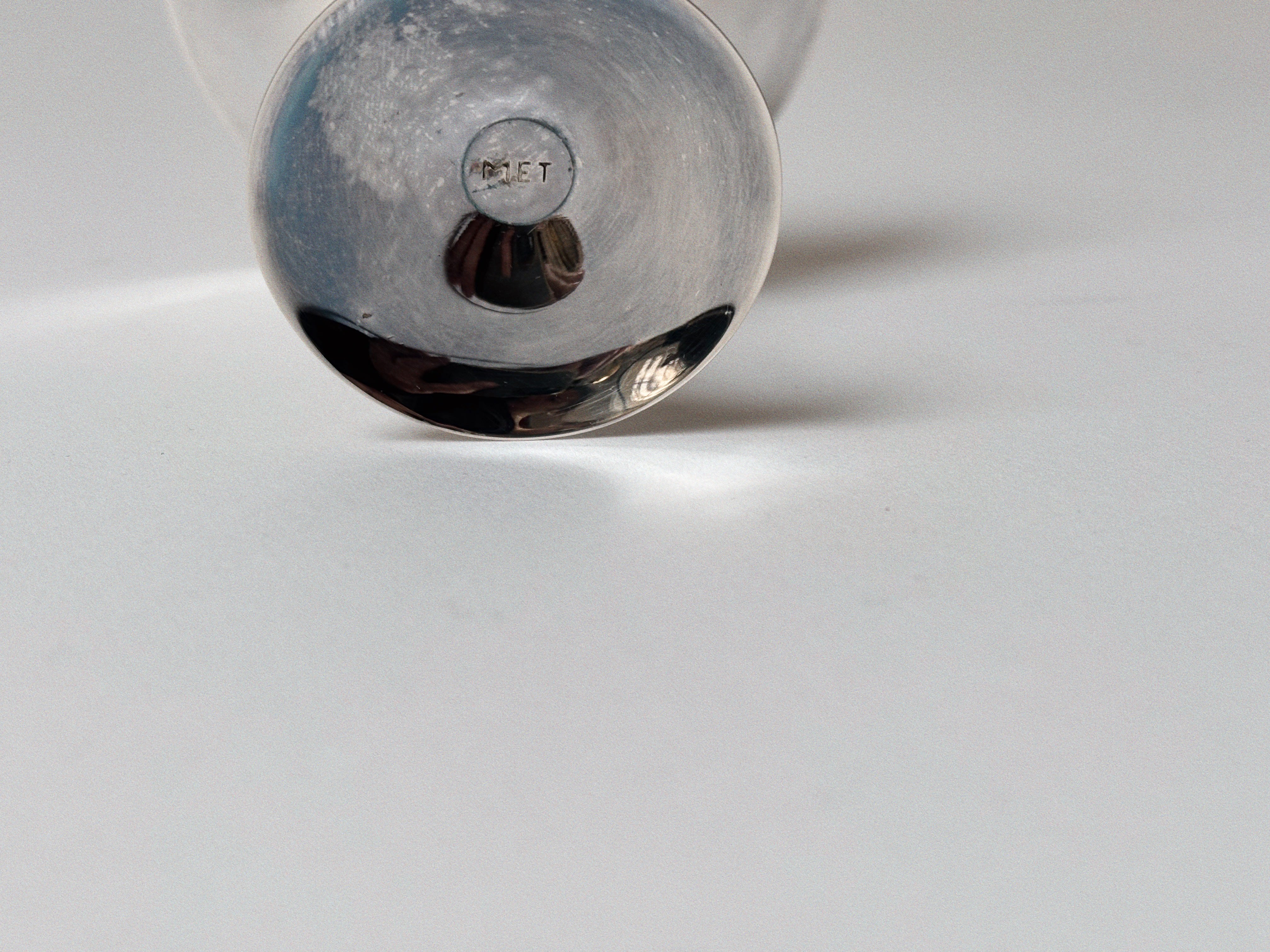 6 Silver Plated Champagne Coupes, 1978 Poland — alternate view