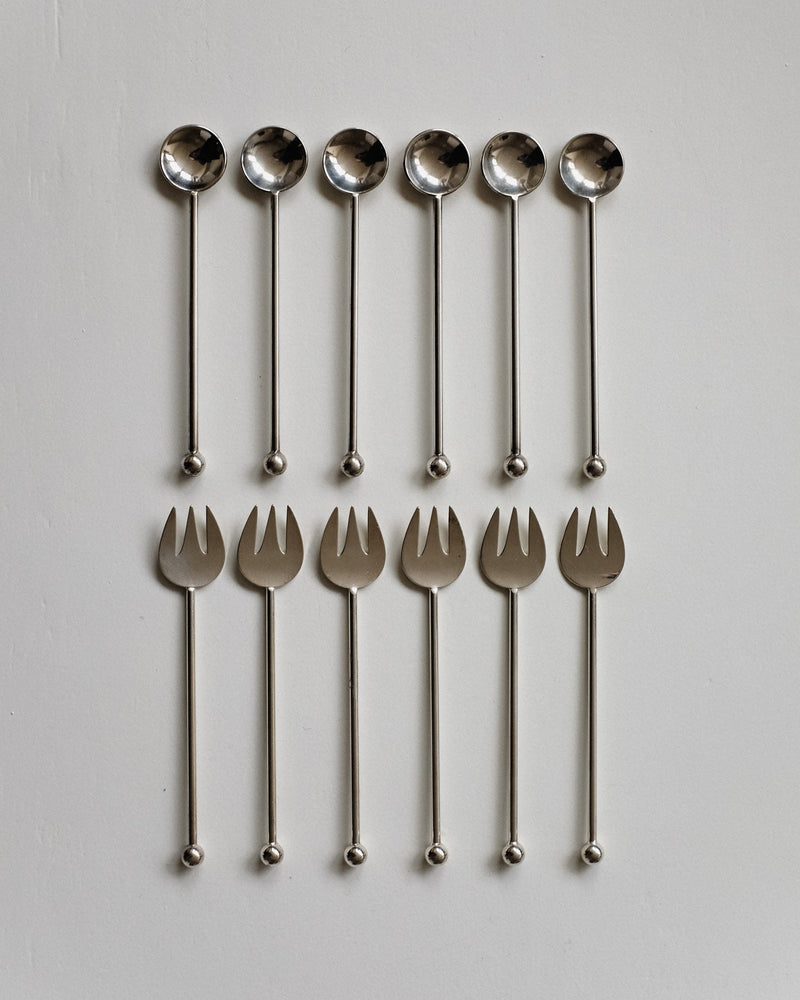 Silver-Plated Cutlery Set by septembre studios | The Oblist — modern silver finish