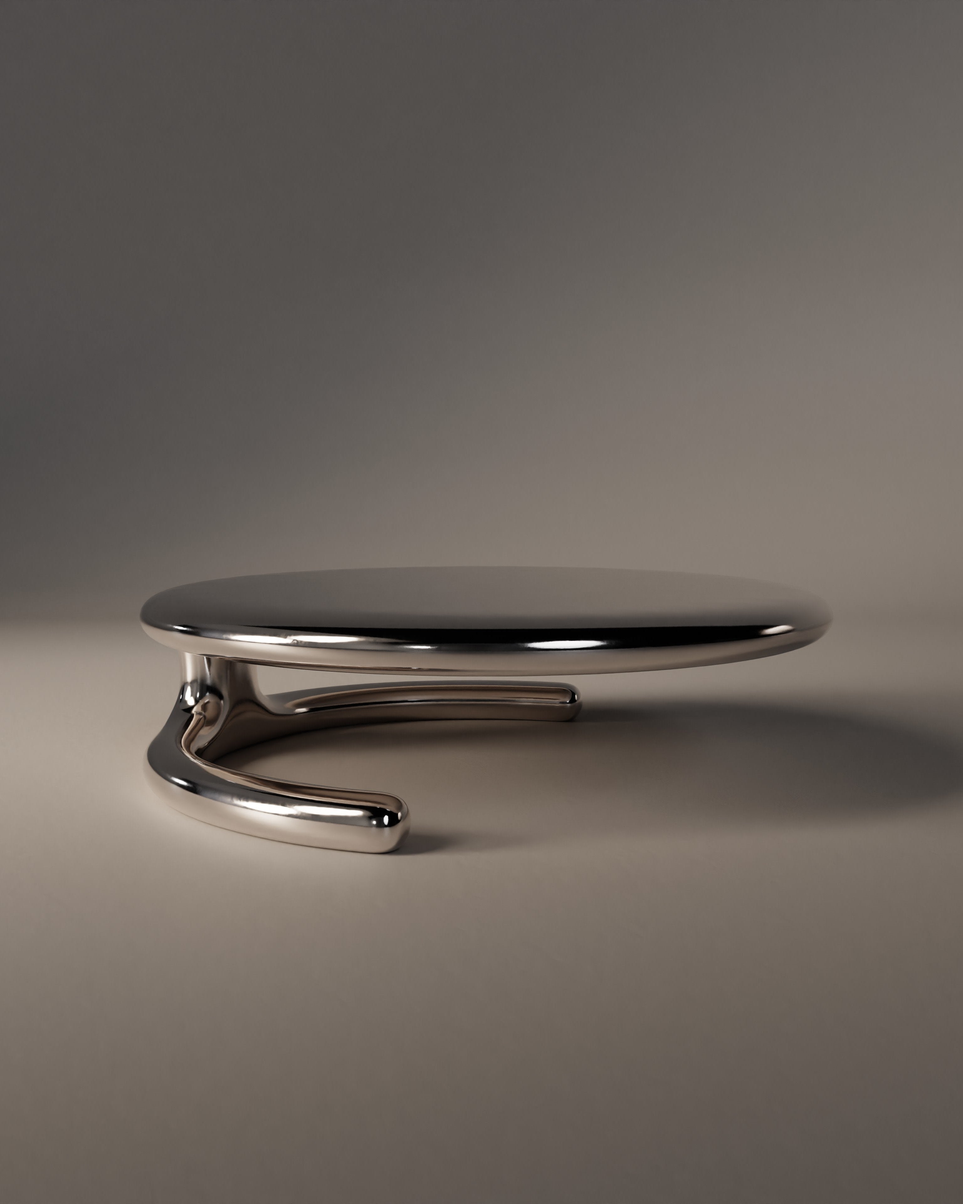 “SOMNIA” Low Table | Aluminum