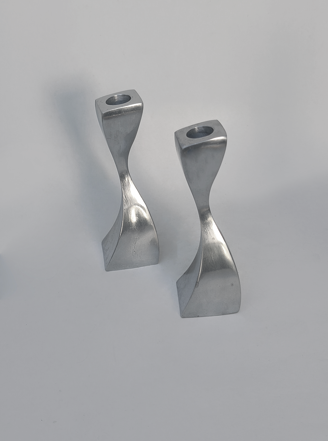 Twisted Candle Holders by Les Objoies | The Oblist — handcrafted metal design