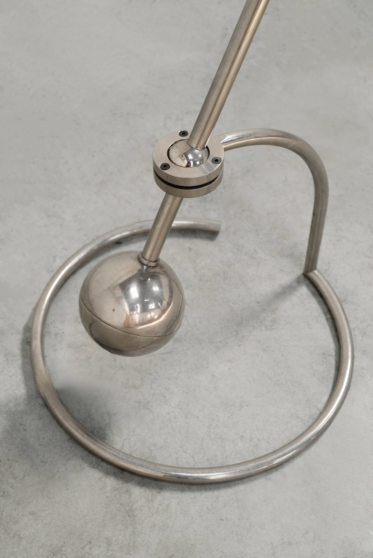 Bauhaus AD5 Swivel Floor Lamp from Woka Edition, 2000s — side angle