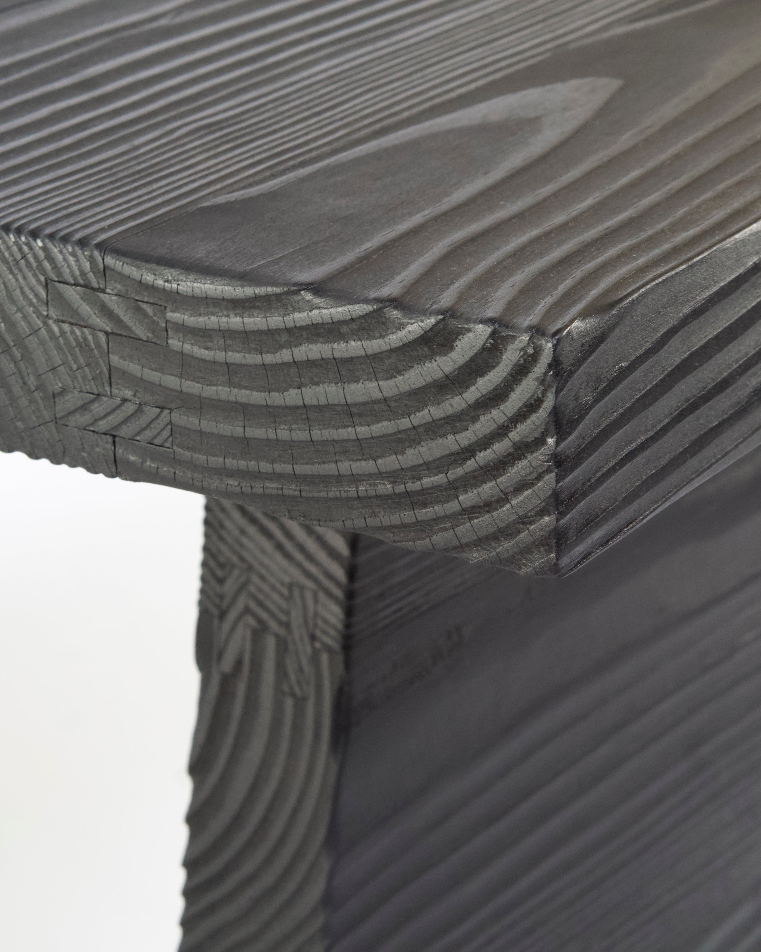 REEF V1 Console Table in Charred Wood