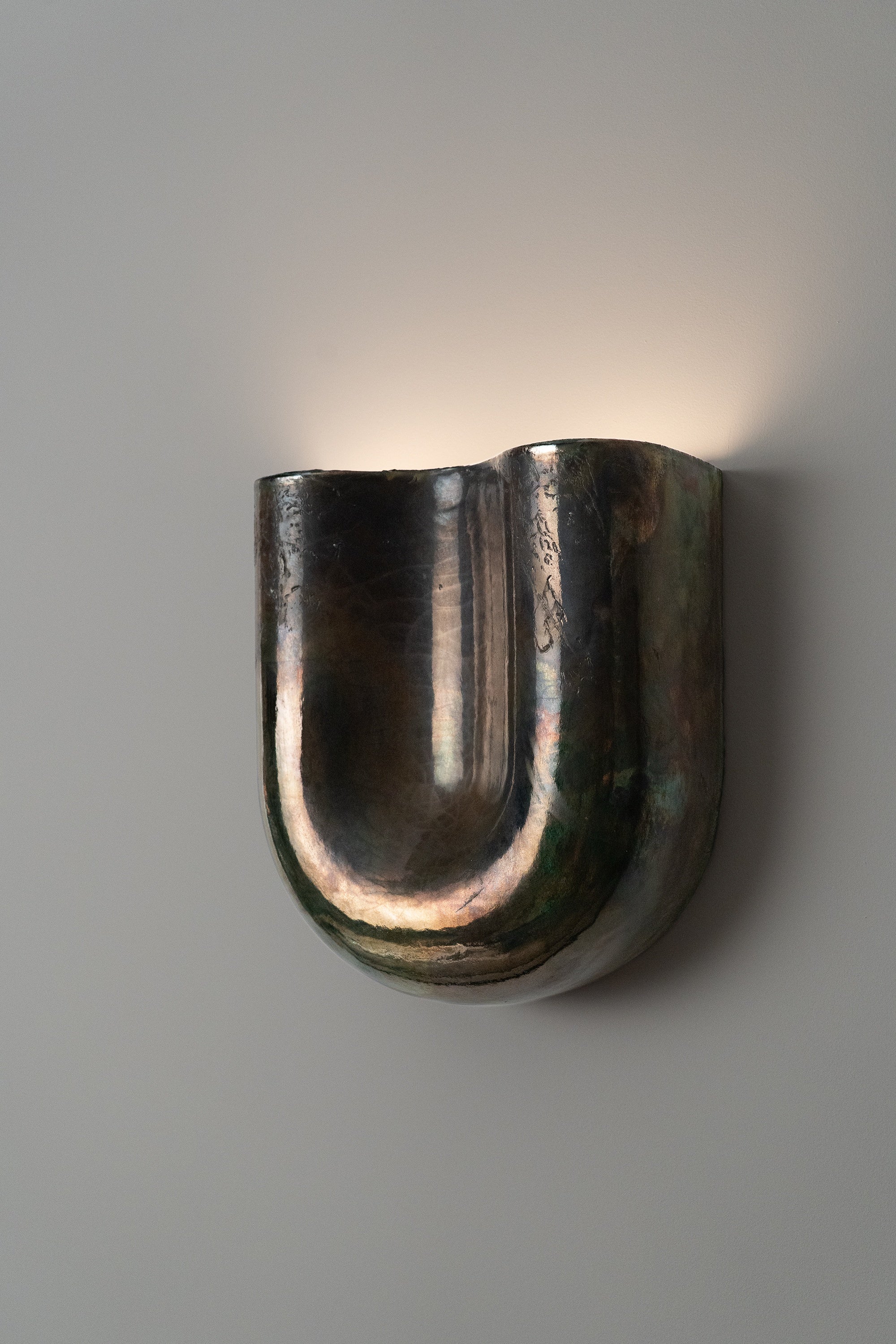 Onda Raku Copper — detail view