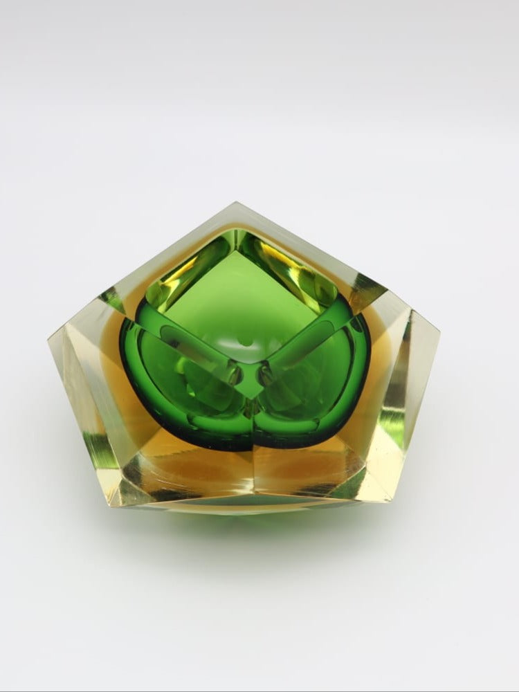 Vintage Murano Sommerso Bowl – Flavio Poli for Seguso – 1960s — detail view