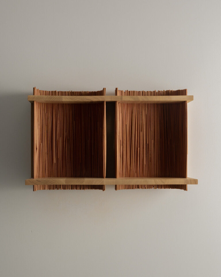 Alcove Wall Shelf – Module 2 by OROS | The Oblist — natural wood, modern design