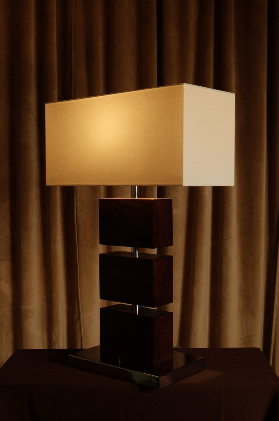 Pair of French Hotel Table Lamps — side angle