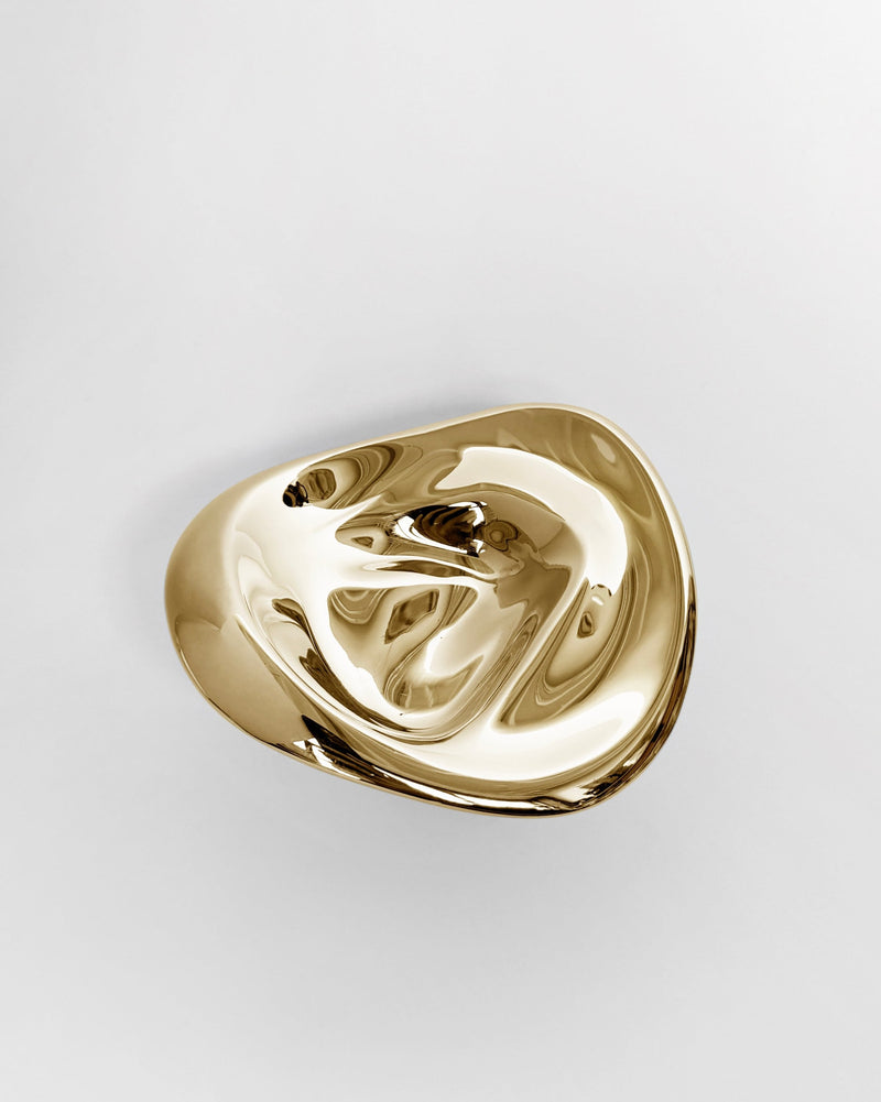 Ripple Hook - Large - Brass by Hein Studio | The Oblist — handcrafted brass design