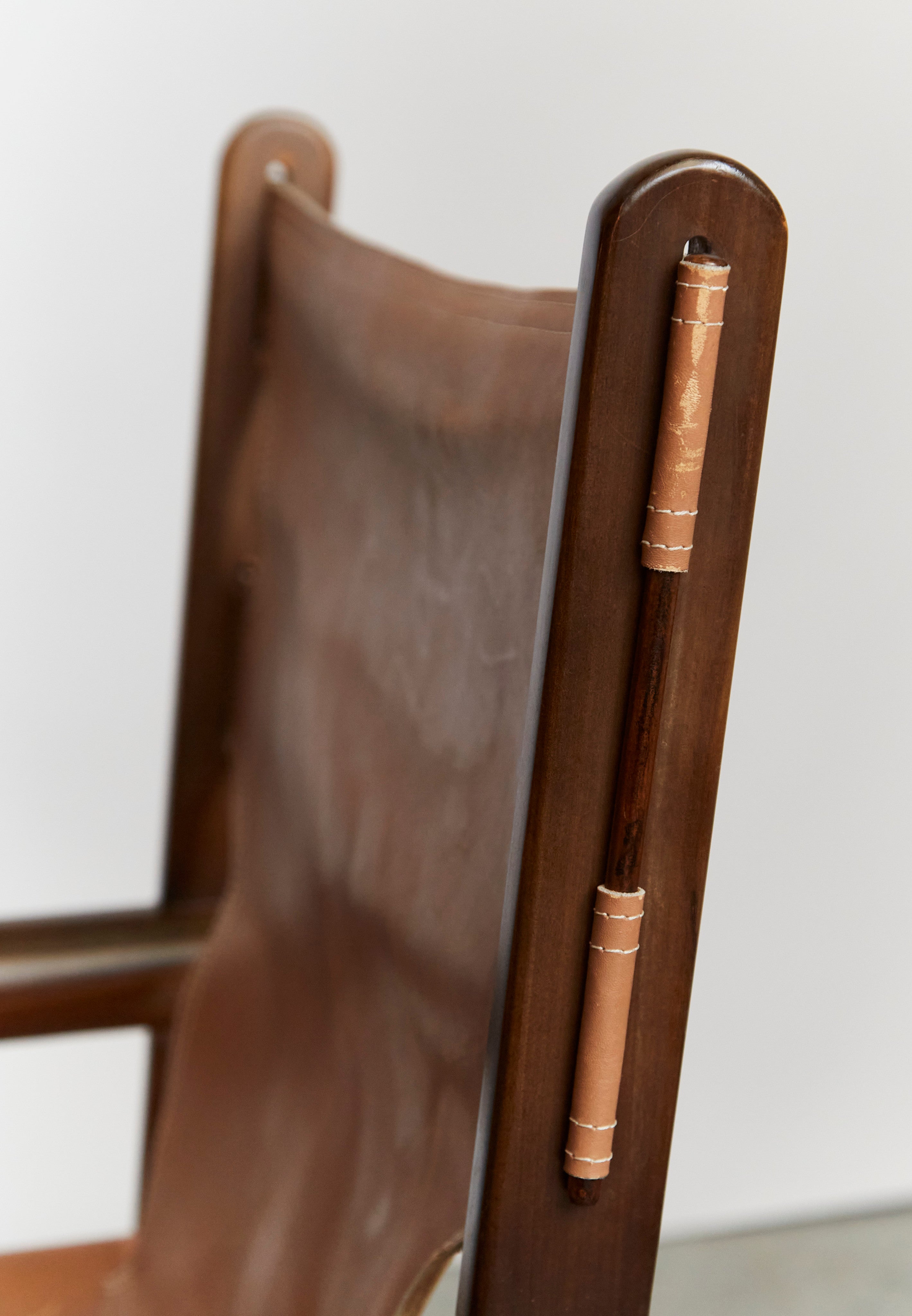 Vintage PL 22 Folding Chair  by Carlo Hauner & Martin Eisler for Oca — close-up