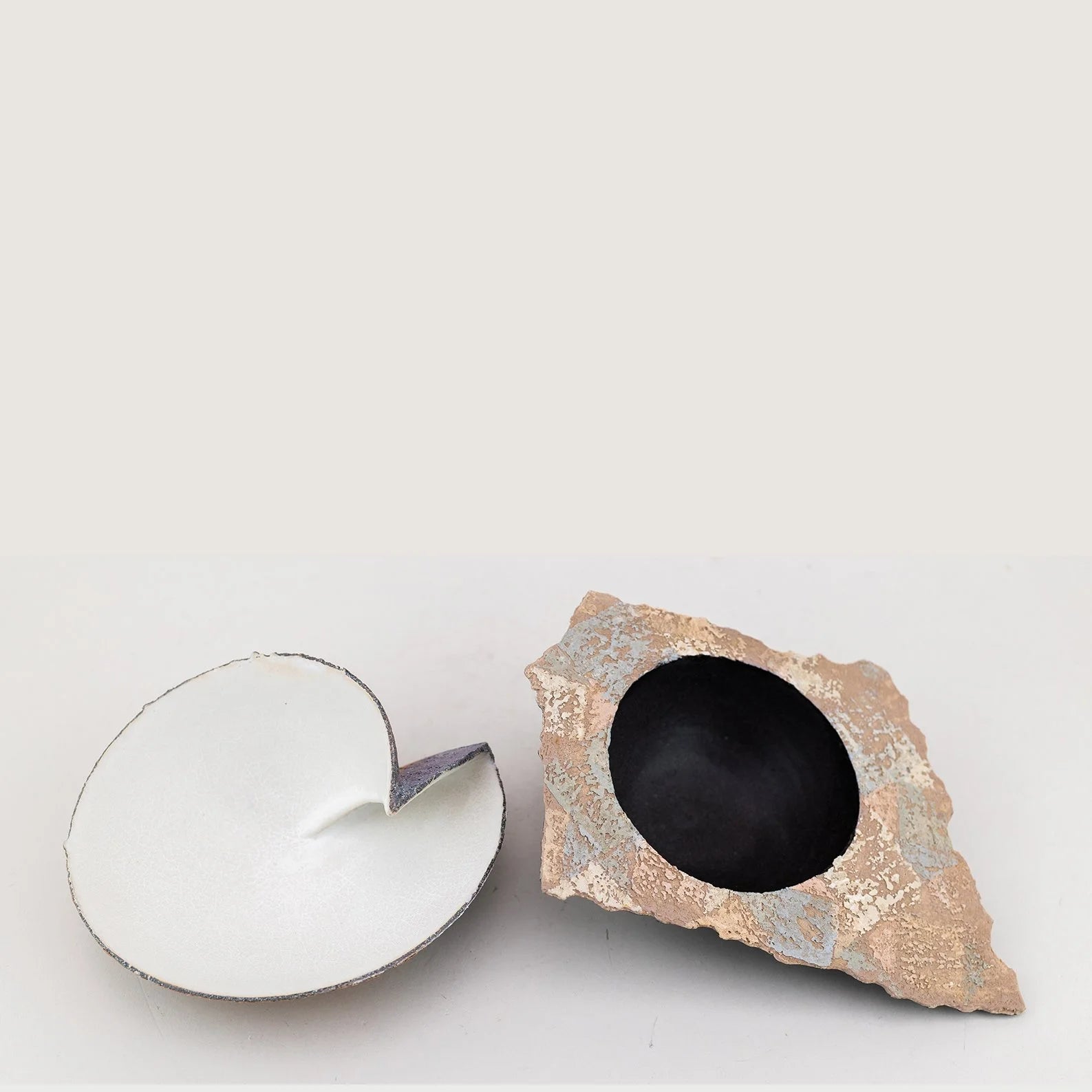 Pair of Decorative Sculptural Bowls — alternate view
