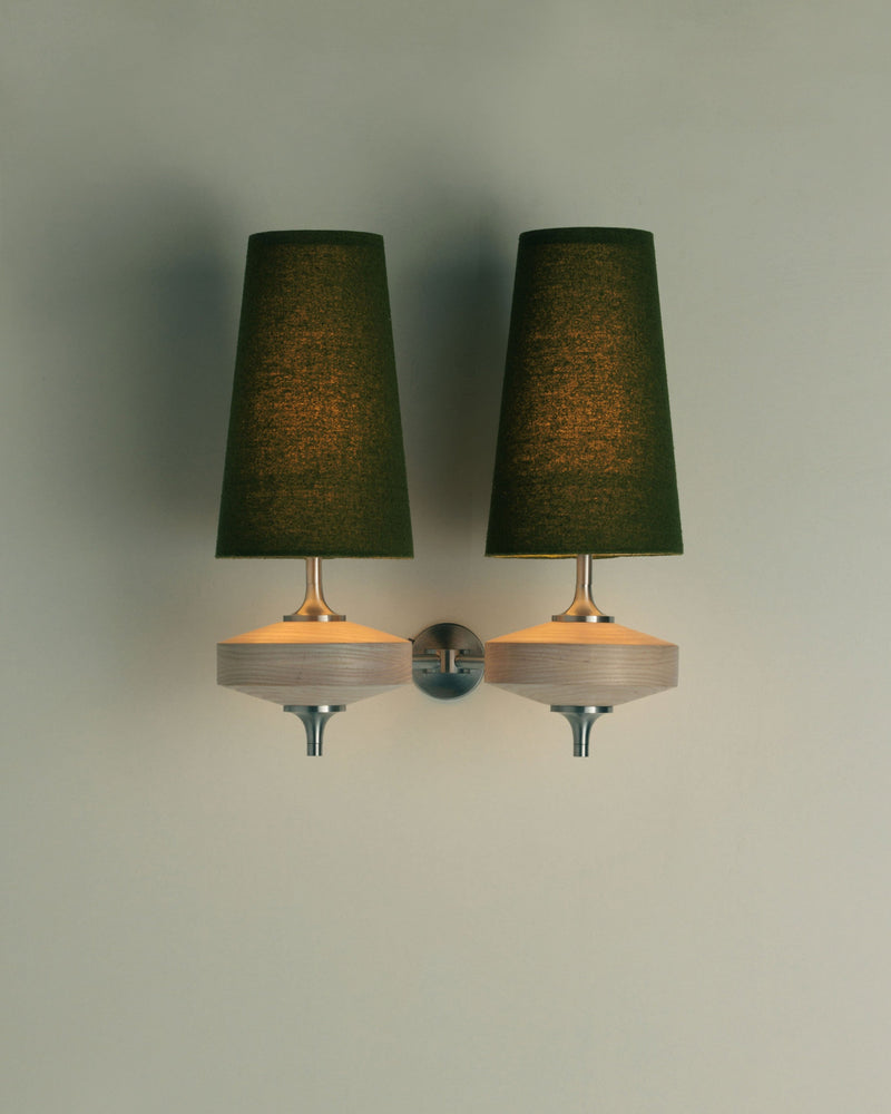 Hour Rho Twin Wall Light by Snelling Studio | The Oblist