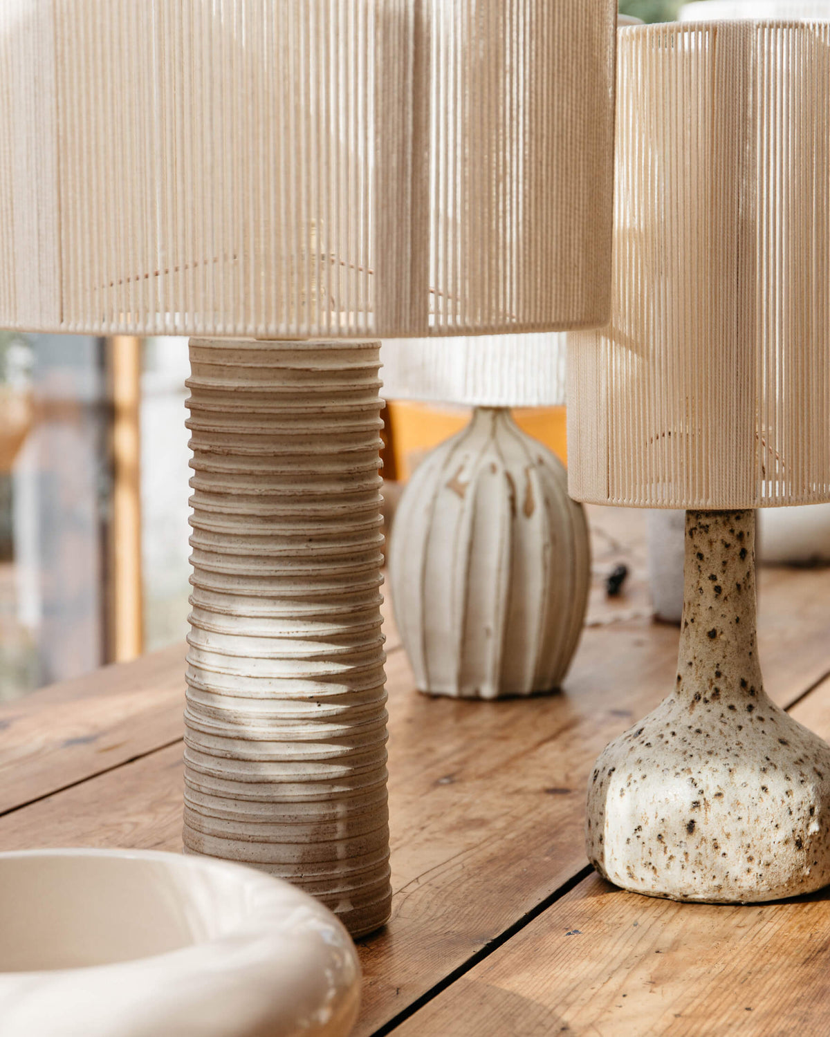 Contemporary Classic Table Lamps in Glass "Patagonia" — additional view
