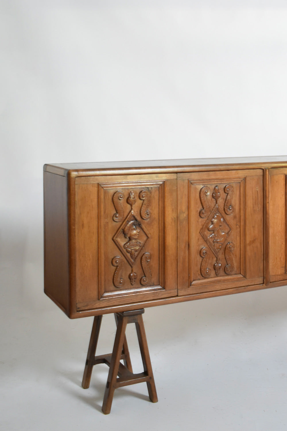 Oak sideboard, 1950s — lifestyle setting