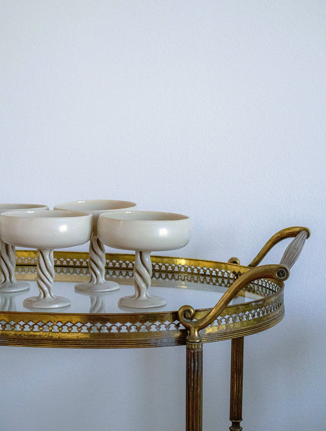 Ceramic Champagne Coupe Contemporary