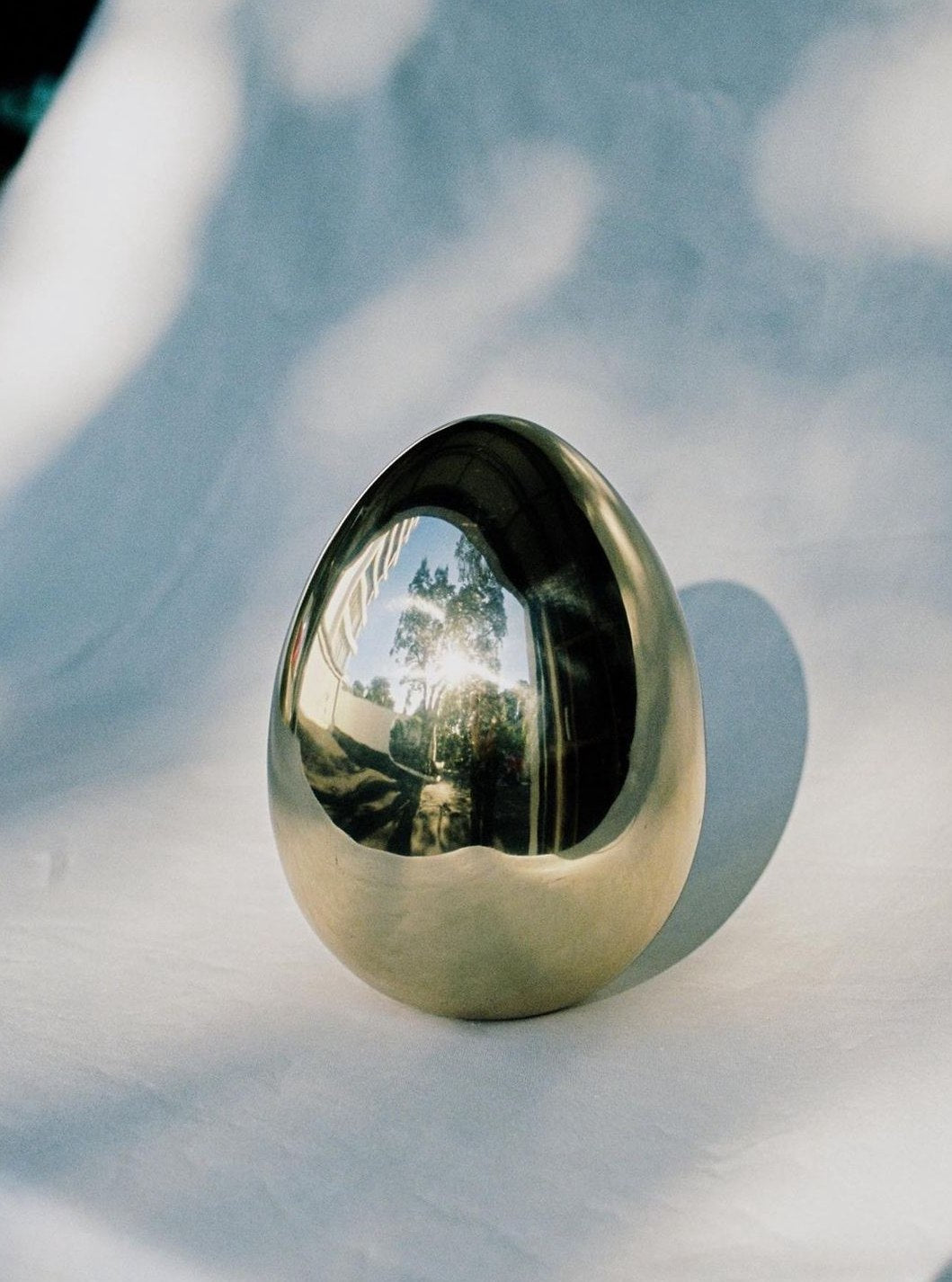 Brass | Egg Sculpture — detail view
