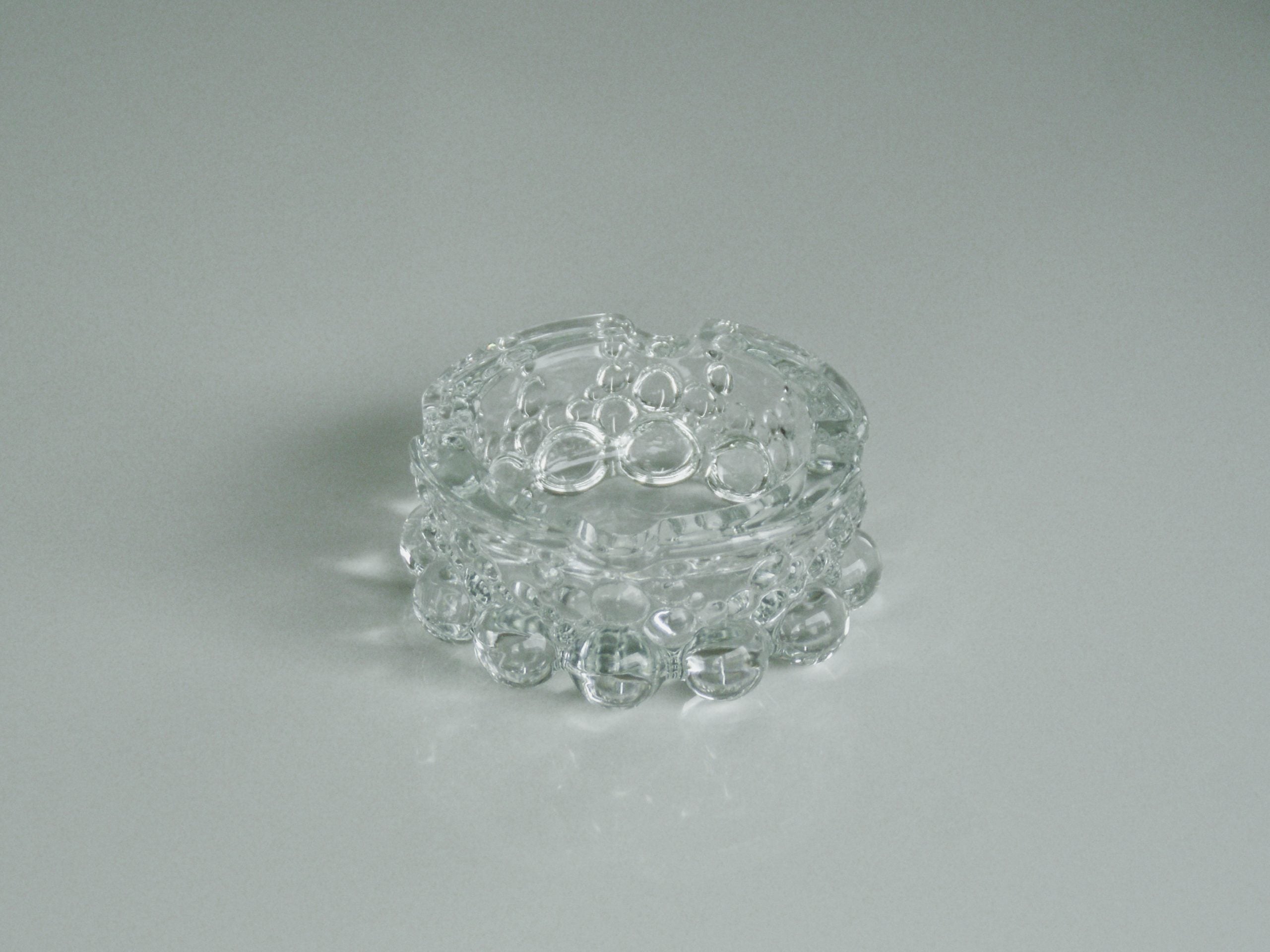 Walther Glass Bolero Ashtray — side angle