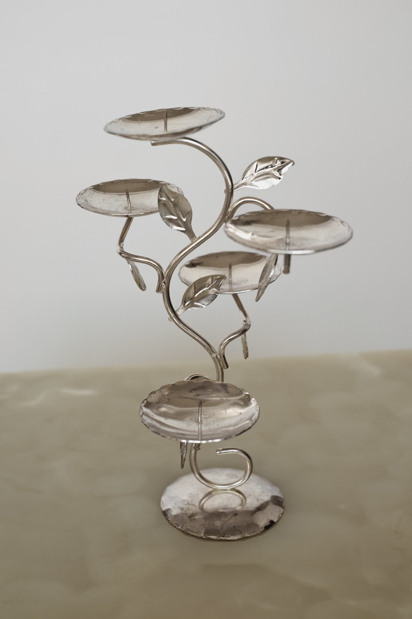 Elegant Blossom Candelabra — close-up