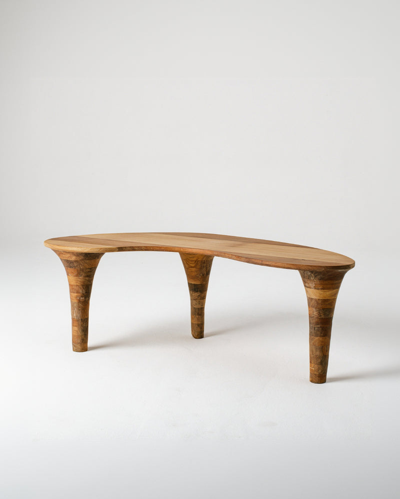Organic Coffee Table by Igor Louis de Kerchove | The Oblist — handcrafted wood design