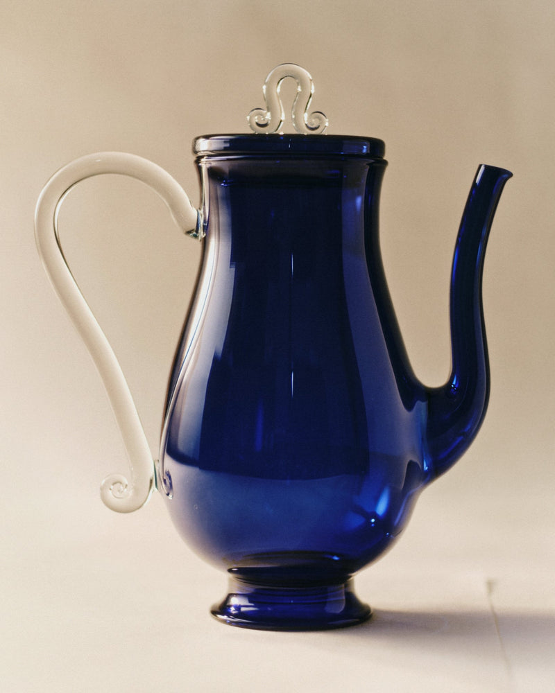 Bell Pot by Sophie Lou Jacobsen | The Oblist — handcrafted glass, cobalt blue