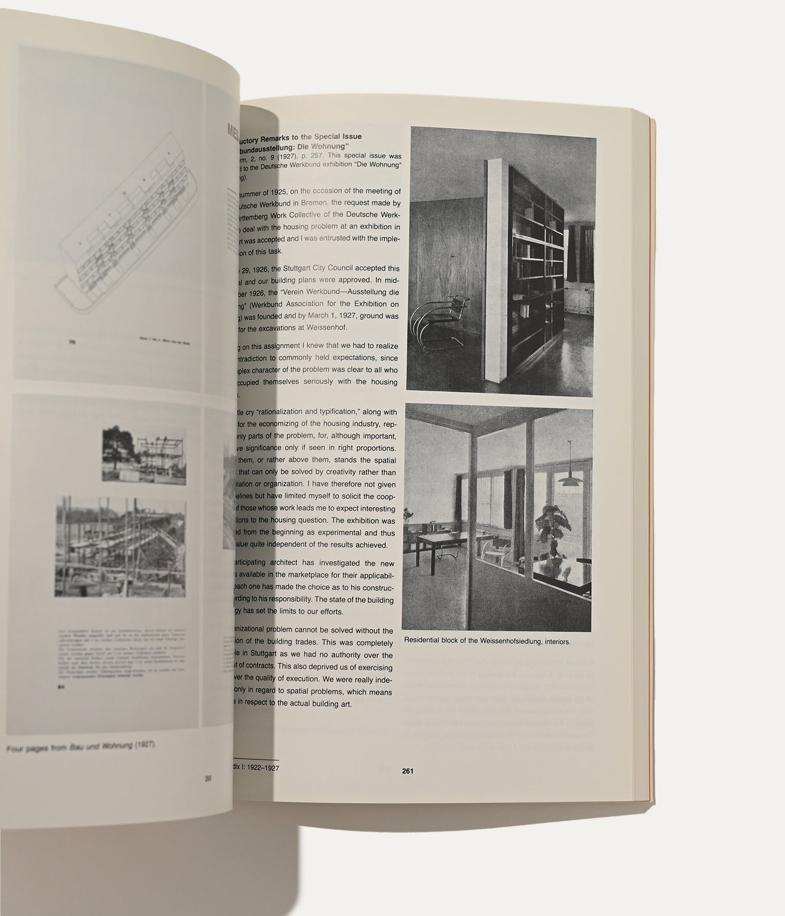 The Artless World: Mies van der Rohe on the Building Art, MIT Press, 1991 Interiors Book — side angle