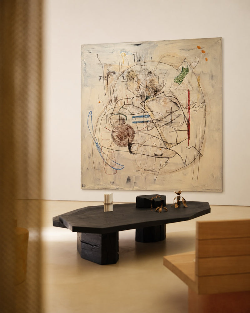 Motion Painting "Motion in a basin" — detail view