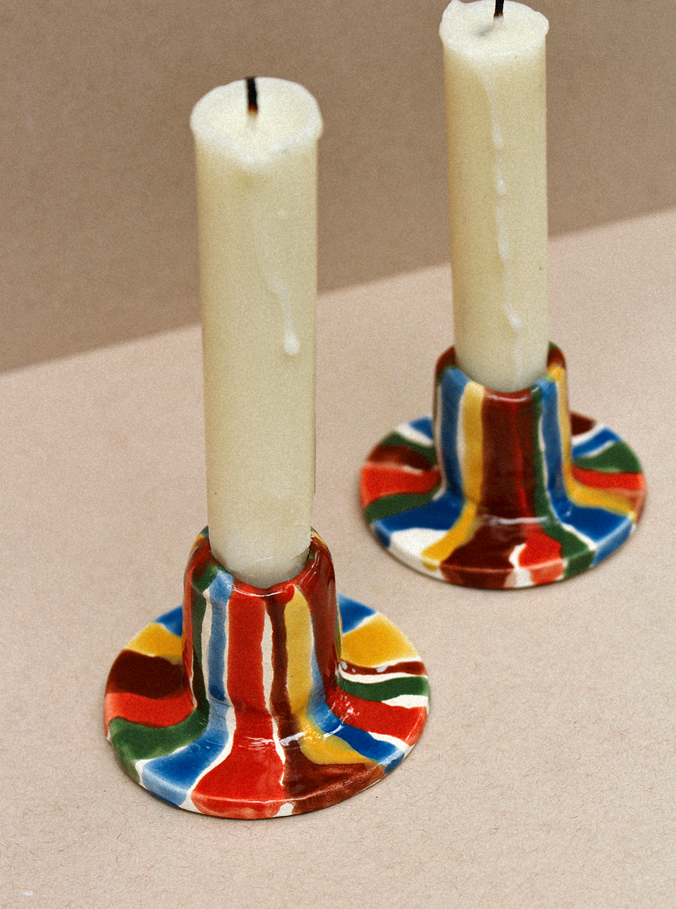 Candle Holders Ixtlali Candleholder Set - Rojo Casa Veronica