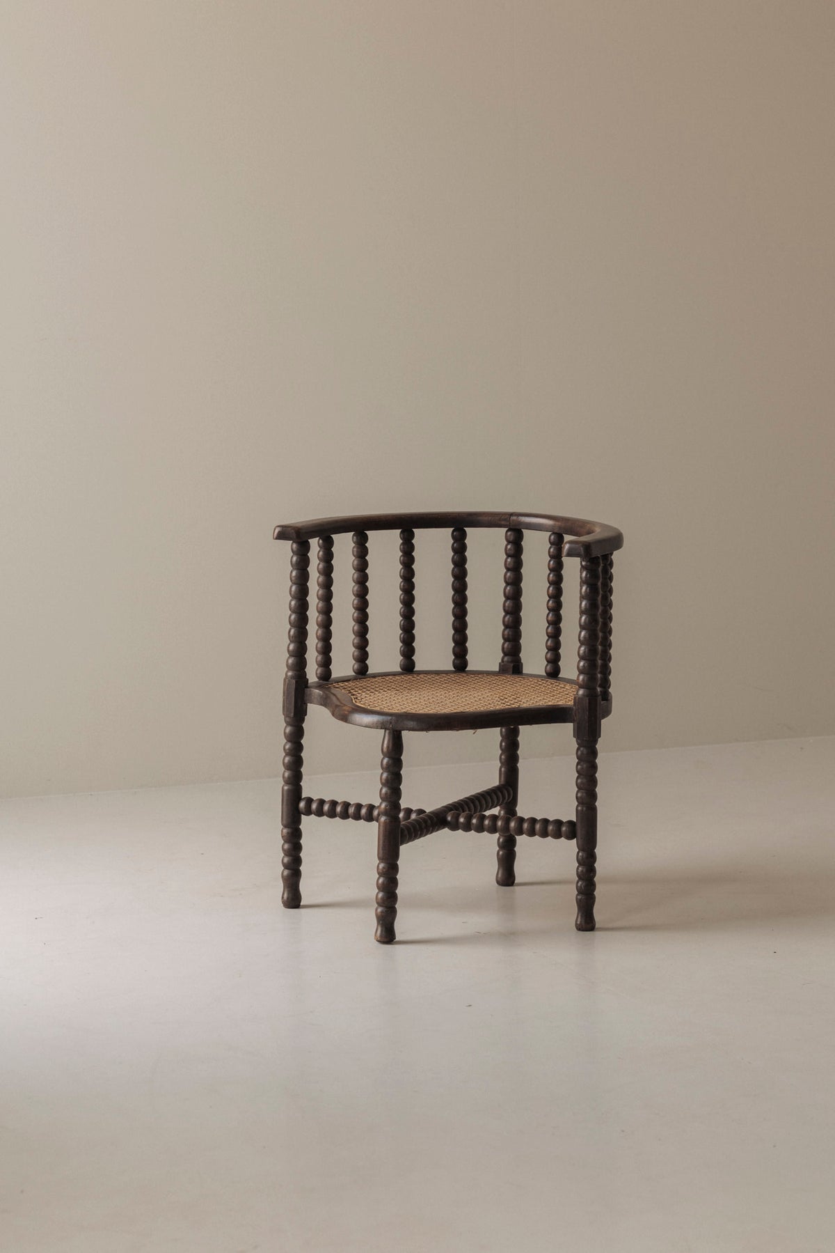 Charming Antique Corner Armchair, France circa 1900 — detail view