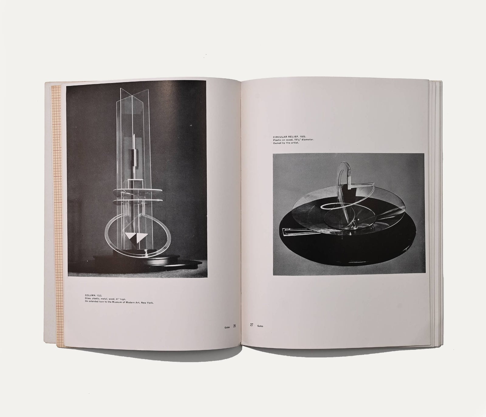 Naum Gabo and Antoine Pevsner, MoMa, 1948 Art Book — close-up